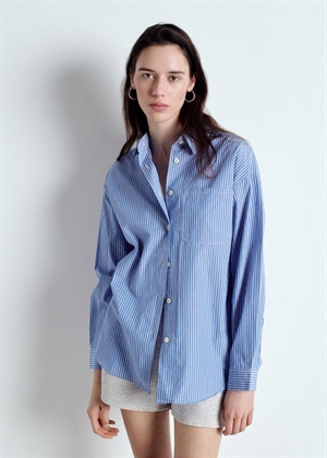 Zatubay skjorte Aqua Stripes American Vintage 